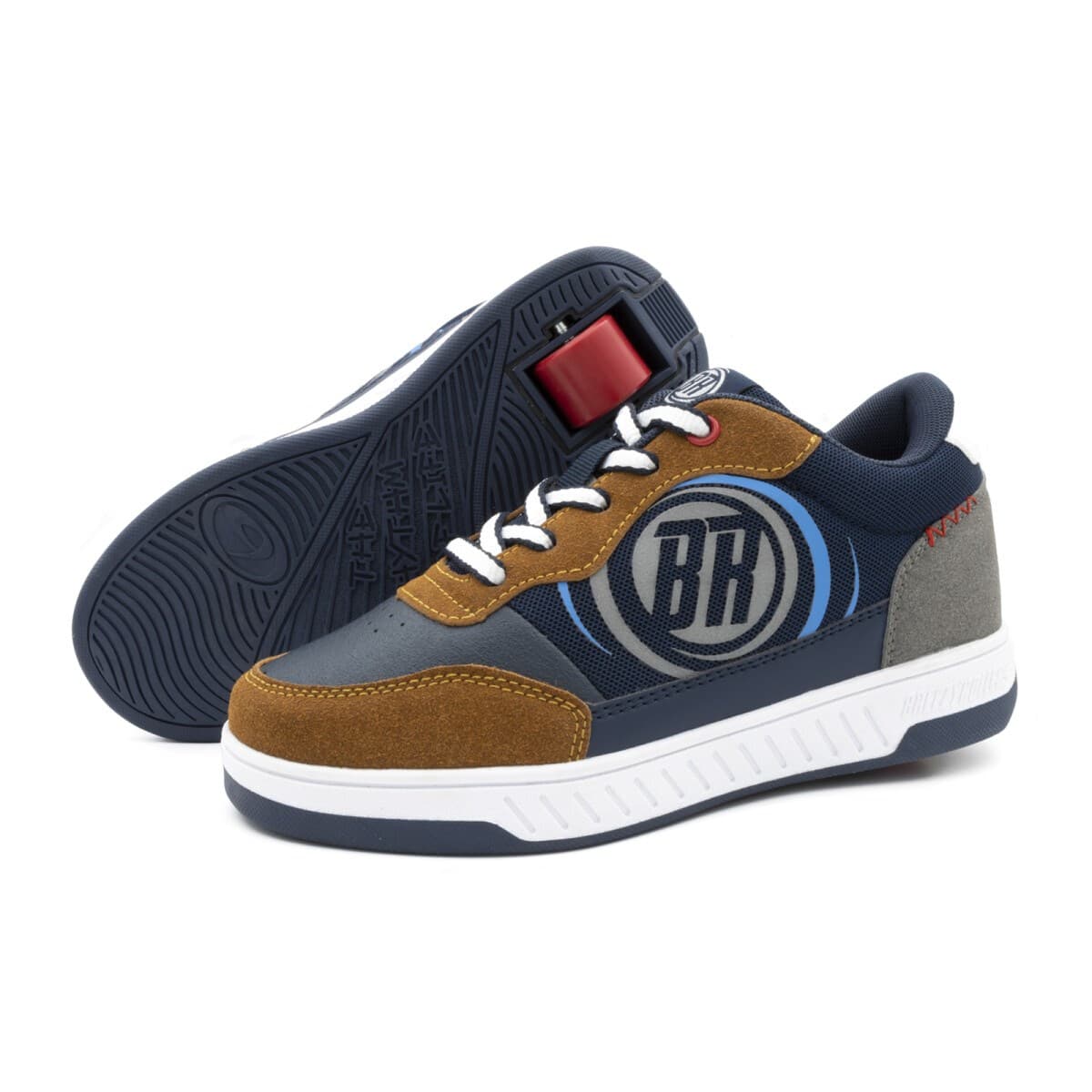 Breezy Rollers Rullskor Hero 2 Navy/Camel