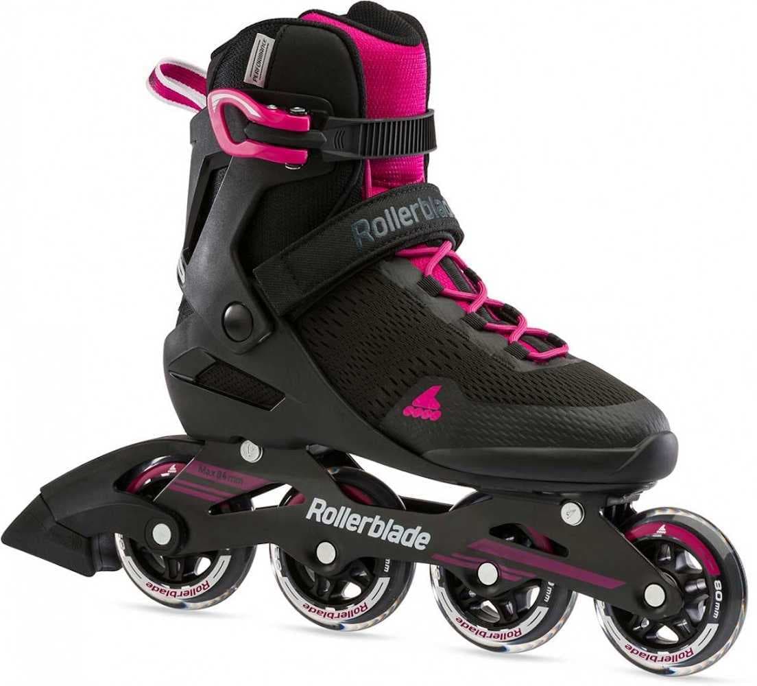 Rollerblade Sirio 80 W Inlineskridskor Svart/Raspberry