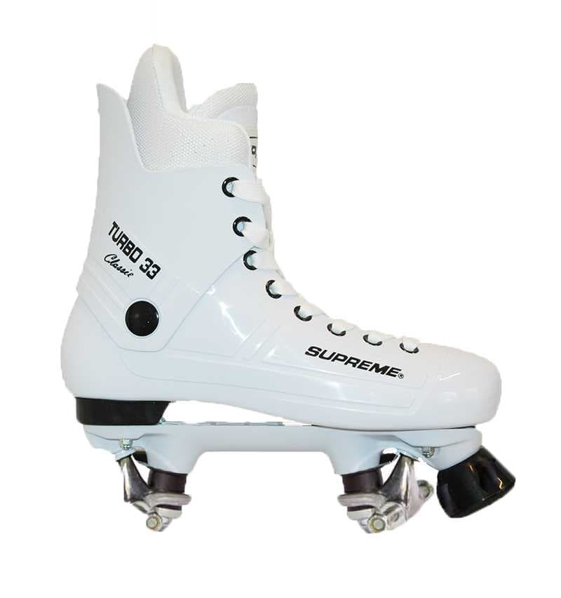 Supreme Turbo 33 Nylon Side-by-Side Rullskridskor Hvid (endast känga och chassi)