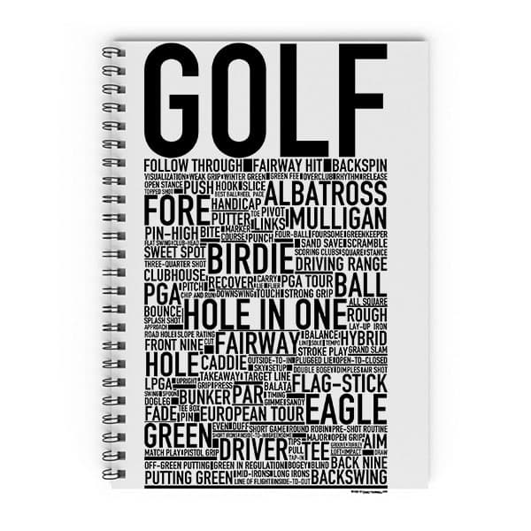 Skrivbok Wallstars Golf