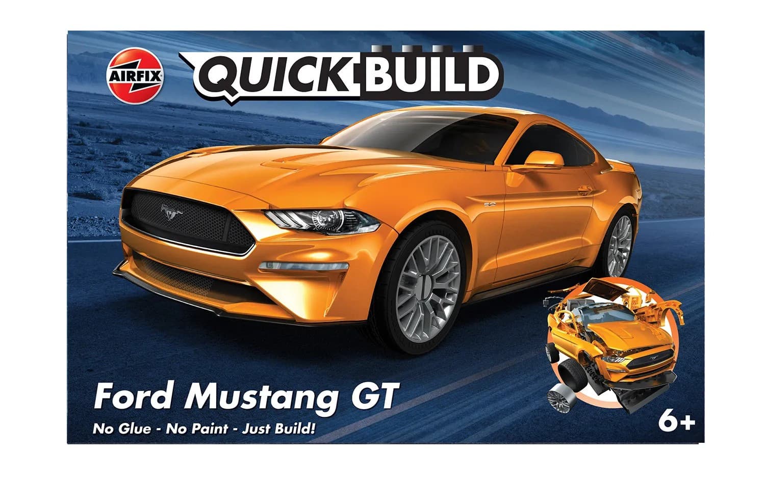 Airfix Quickbuild Ford Mustang GT Modellbyggsats - Airfix -  Leksaksaffären