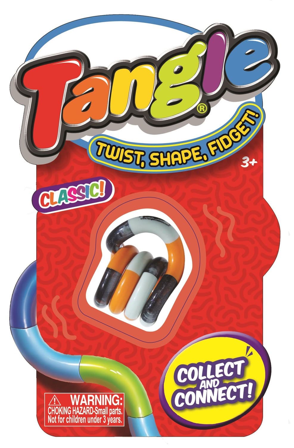 Tangle Classic : Model - Orange & Grön - Tangle -  Leksaksaffären