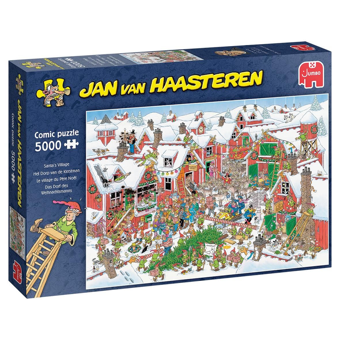 Jan Van Haasteren Santa's village Pussel 5000 bitar - Jan Van Haasteren -  Leksaksaffären