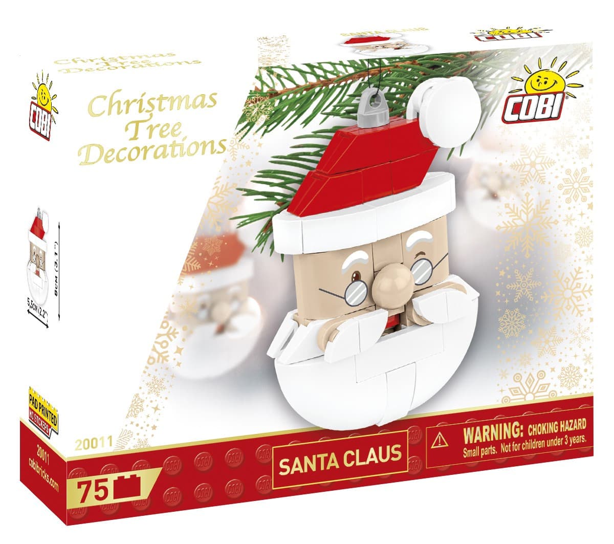 Cobi Christmas Decoration Santa Claus - Cobi -  Leksaksaffären