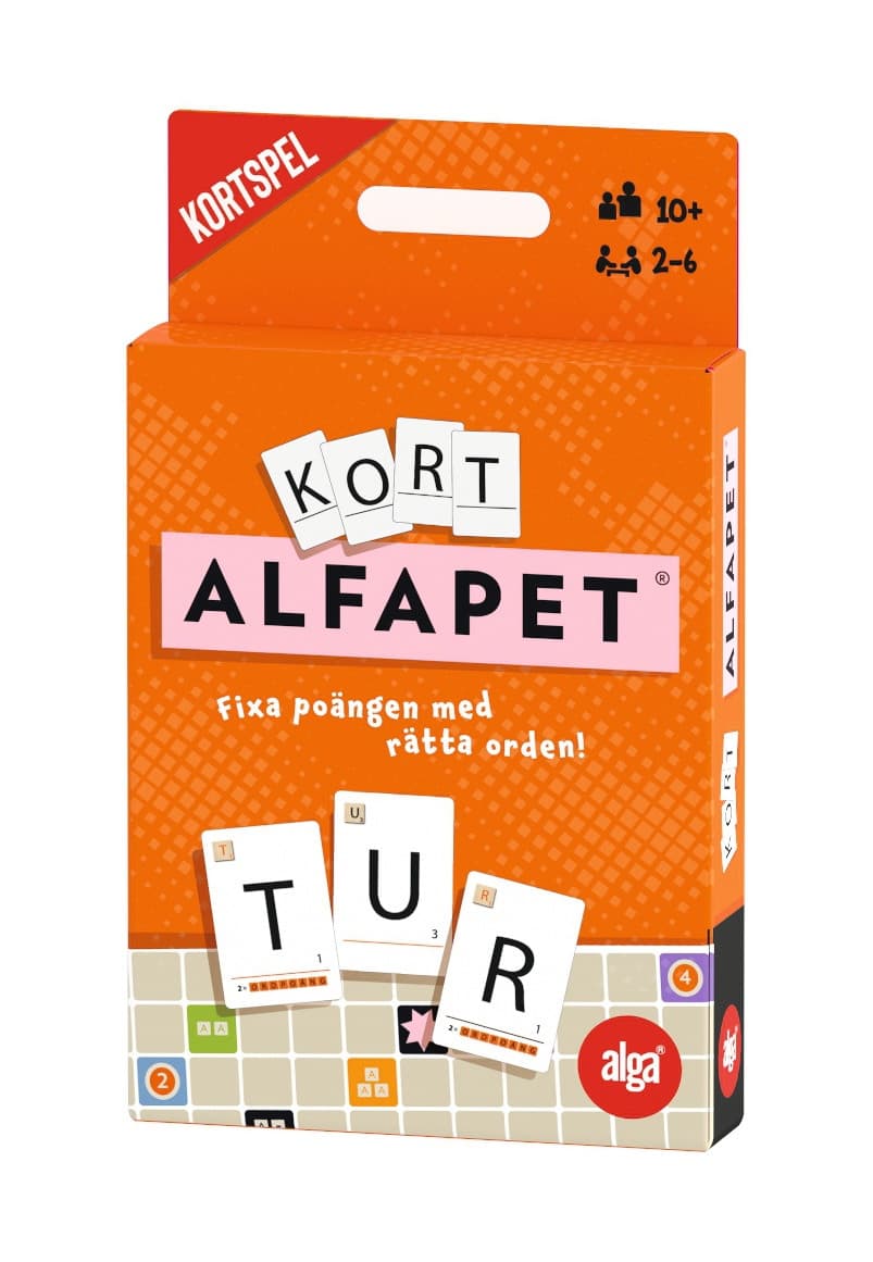 Alfapet Kortspel SE - Alga -  Leksaksaffären