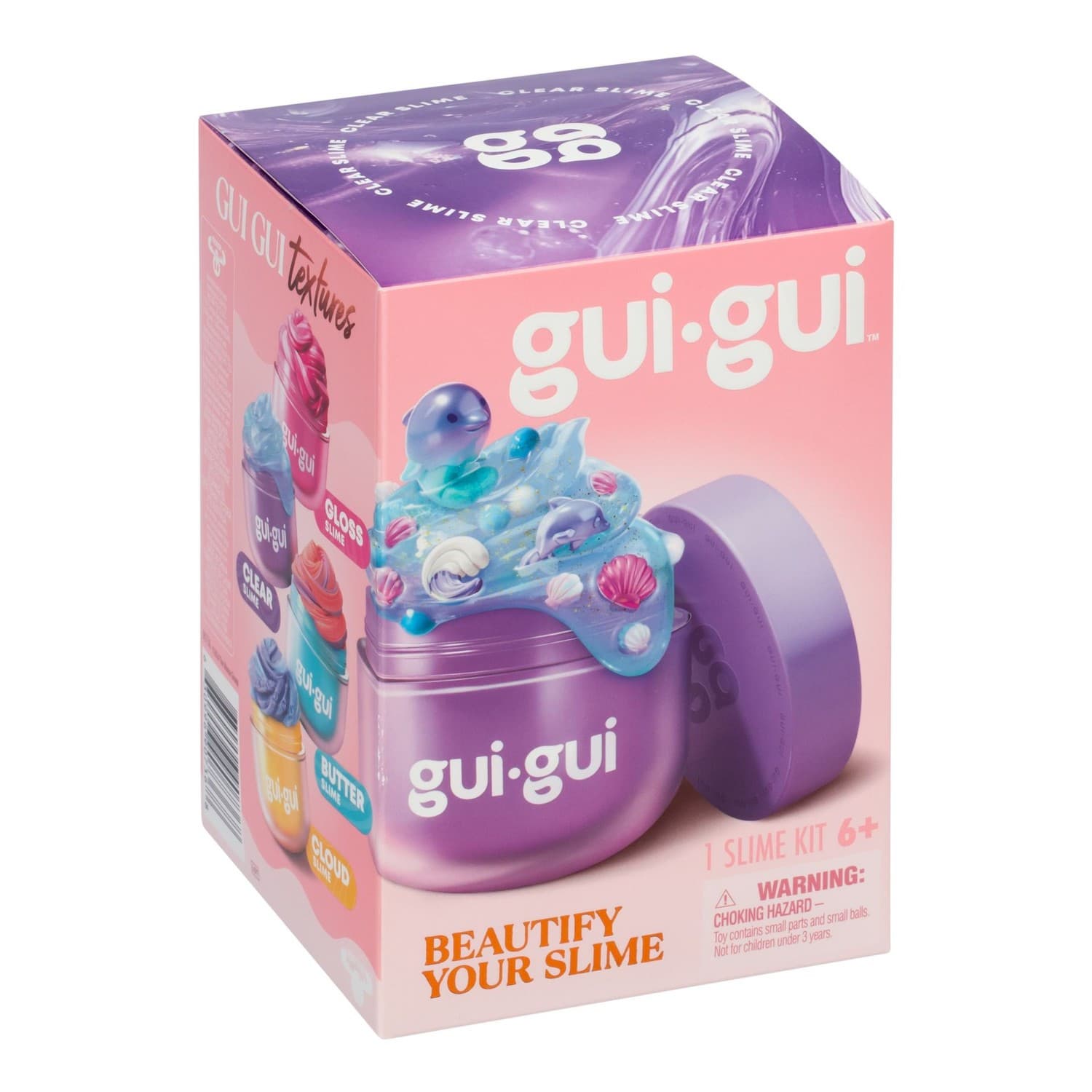 Gui Gui Slime 1-pack Clear - Gui Gui -  Leksaksaffären