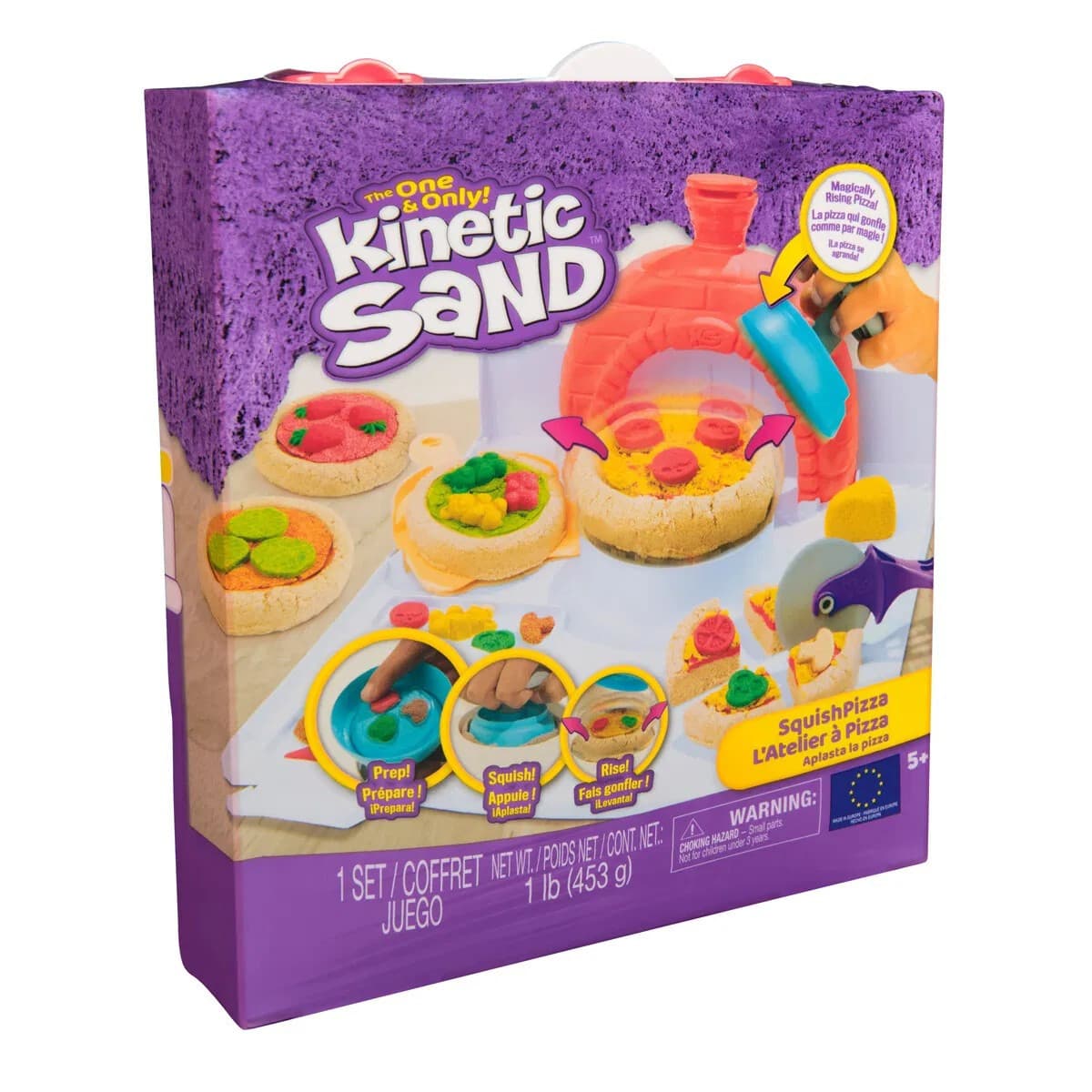 Kinetic Sand Squish Pizza - Kinetic Sand -  Leksaksaffären