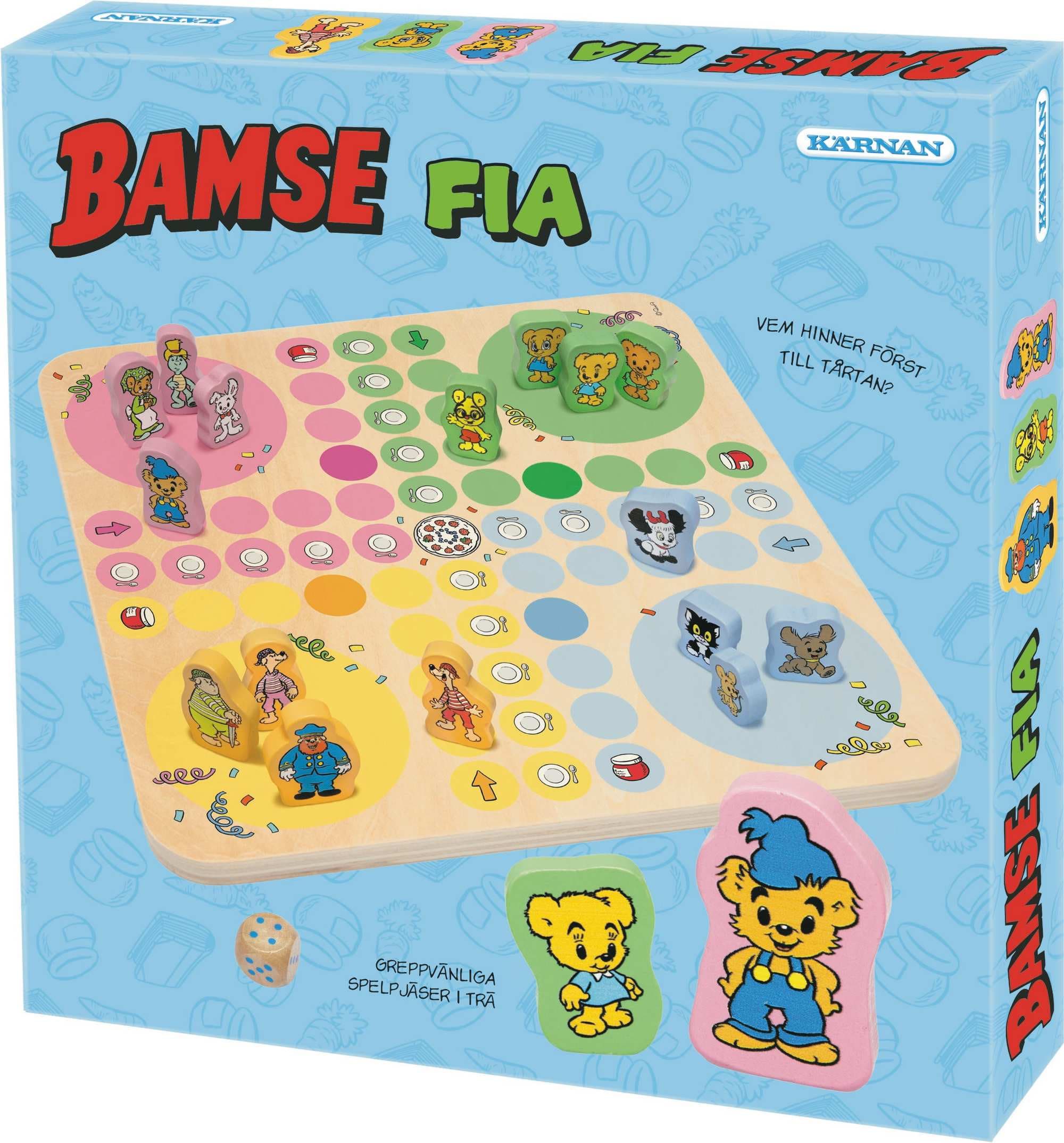 Bamse Fia i trä - Bamse -  Leksaksaffären