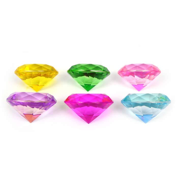 Diamant i ask 80mm : Färg - LightPink - Leksaksaffären -  Leksaksaffären