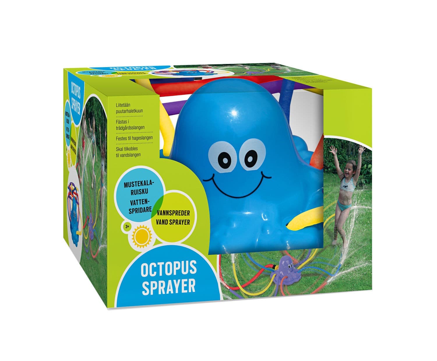 Octopus Sprayer Vattenlek : Färg - Blå - Leksaksaffären -  Leksaksaffären