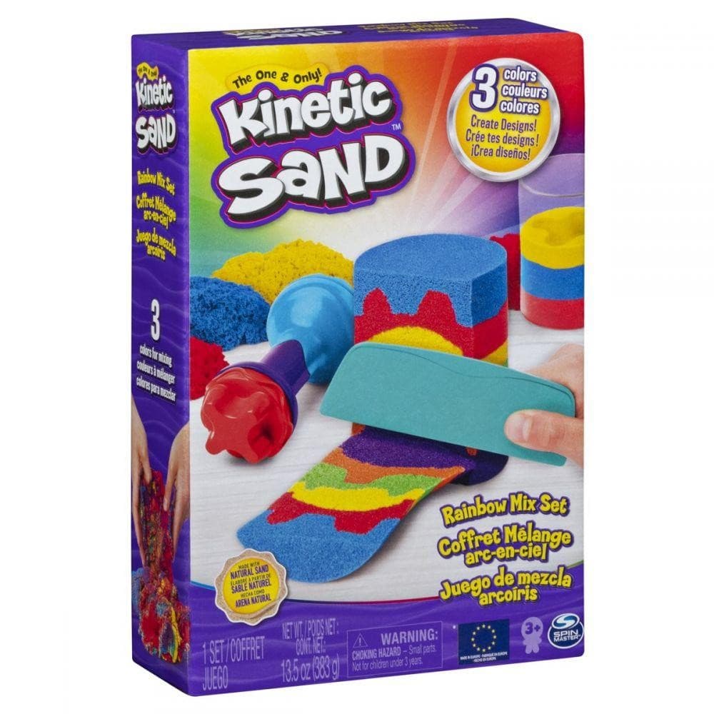 Kinetic Sand Rainbow Mix Set - Kinetic Sand -  Leksaksaffären