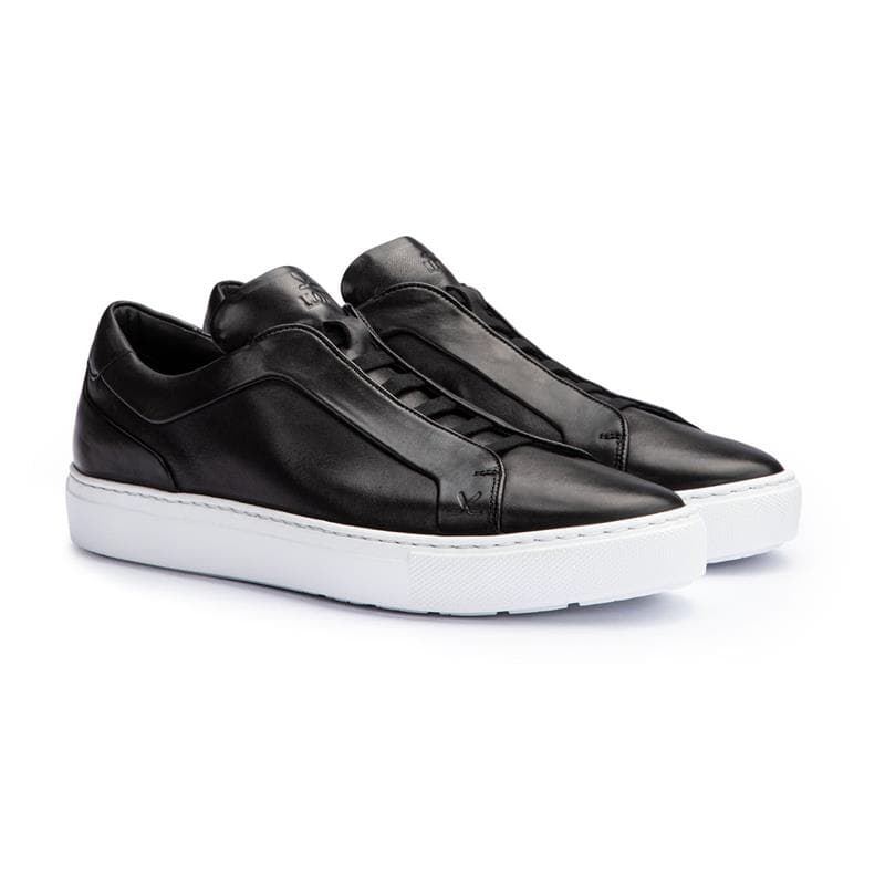 LLOYD METRO SLIP X-Motion Herrsneaker med extralätt sula BLACK 12 = 47