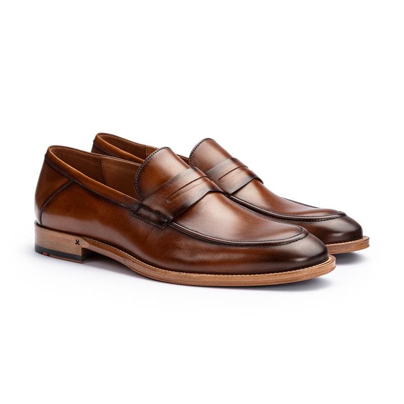 LLOYD SAVIN 220 Herrloafer CAMEL 11 = 46
