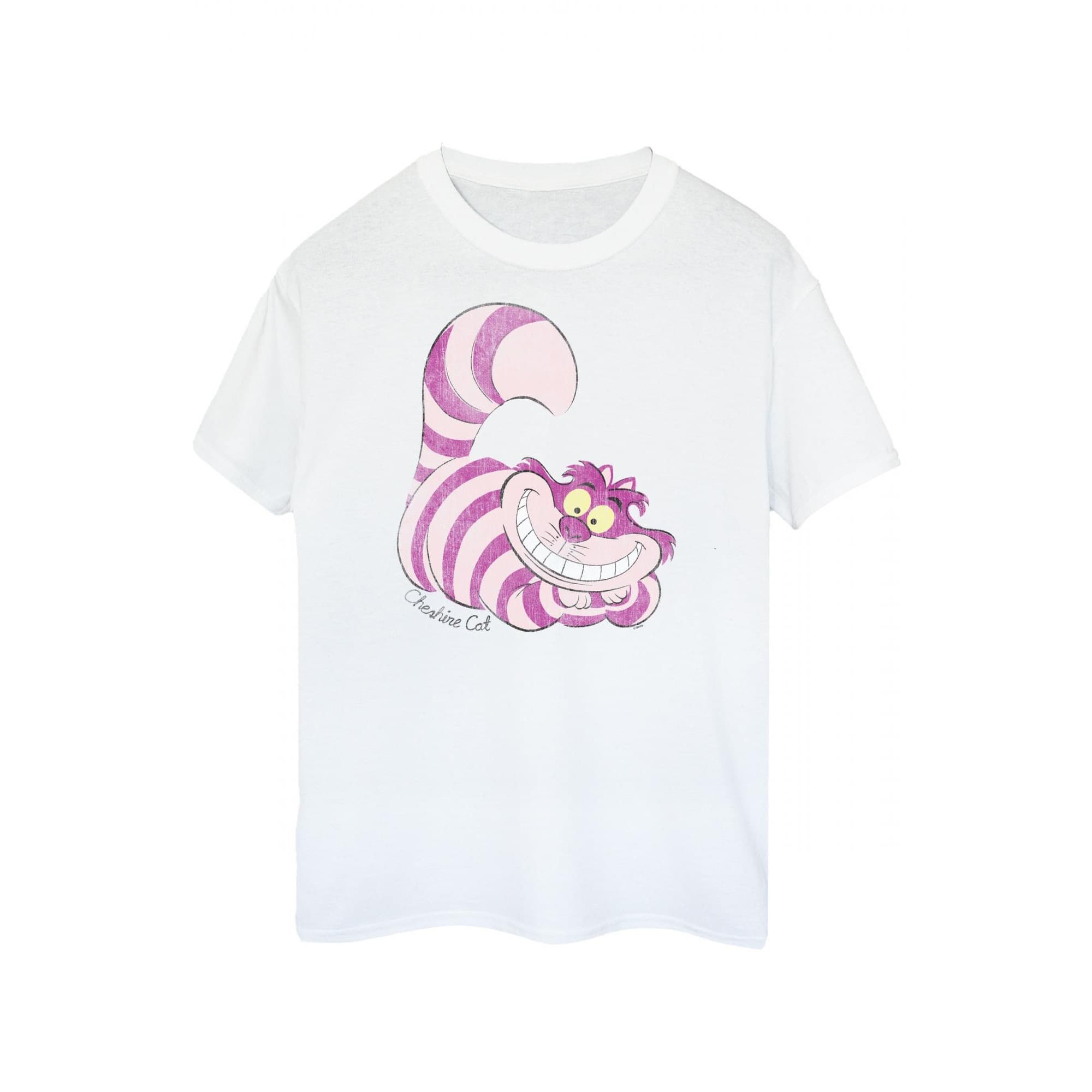 Alice i Underlandet Dam Cheshire Cat Boyfriend T-shirt