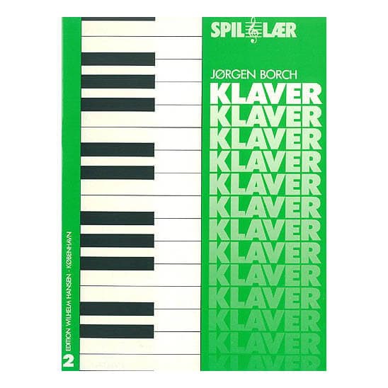 Spil og lær klaver 2 lärobok