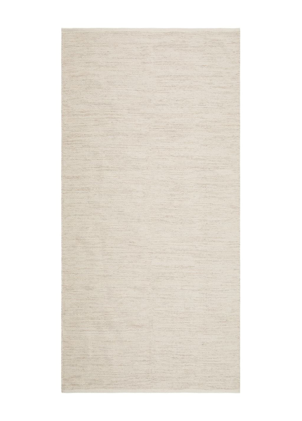 Asko Cream - Rund Ullmatta - 75 x 230 cm