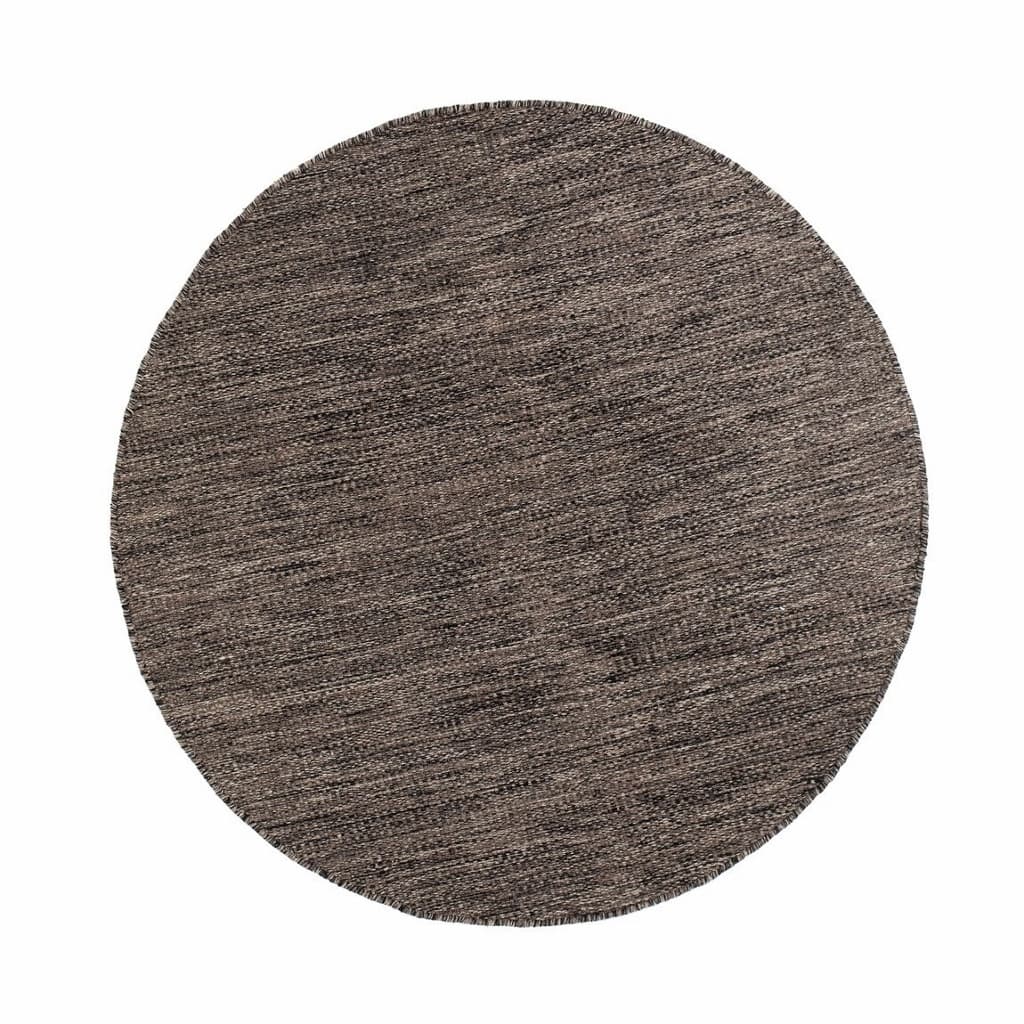 Birka Antracit - Rund Ullmatta - Rund 240cm