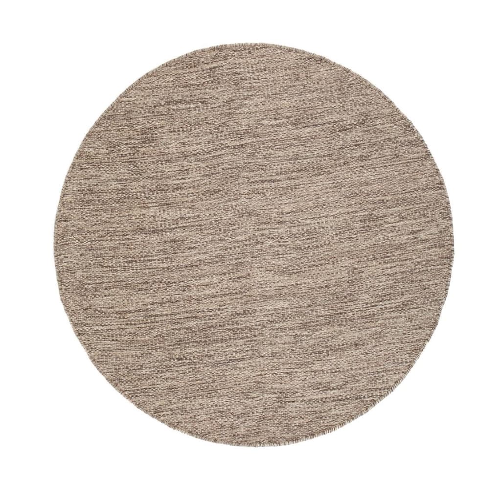 Birka Mörklinne - Rund Ullmatta - Rund 120cm