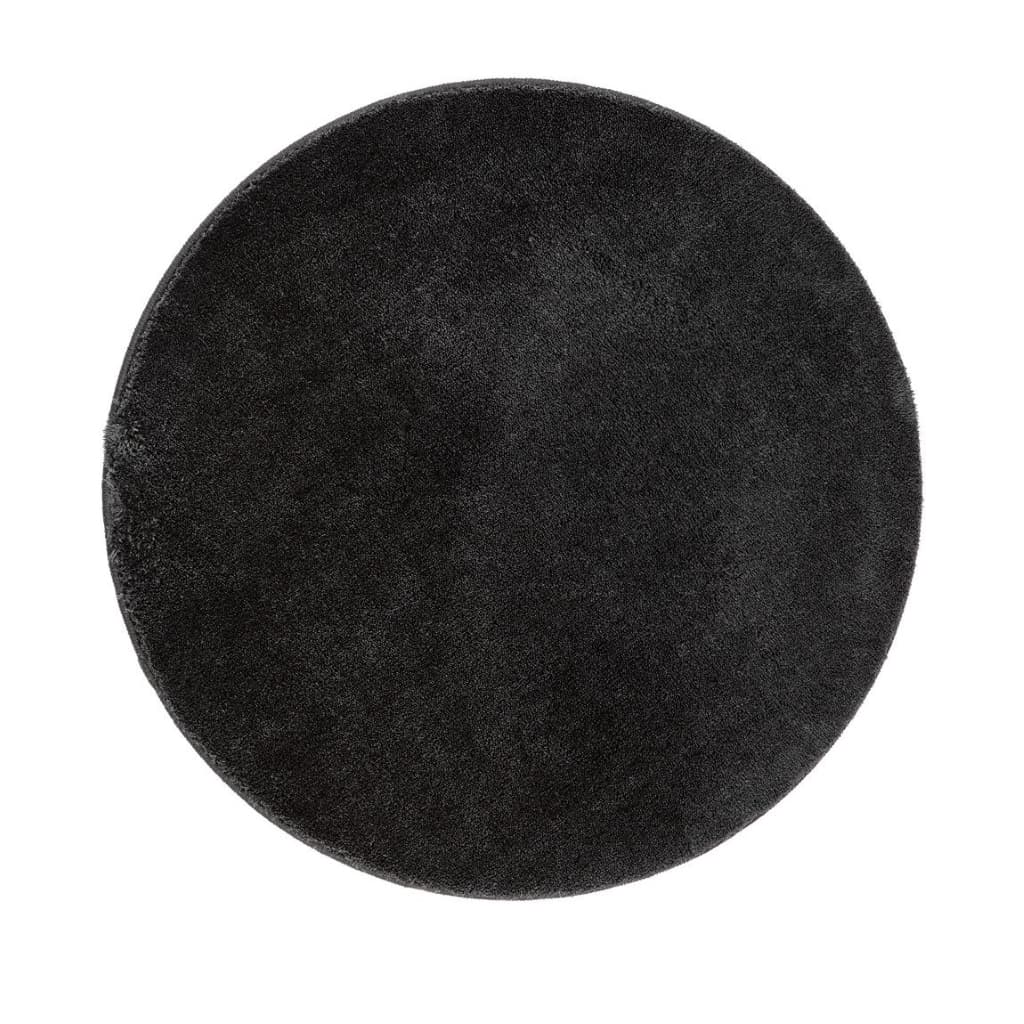 Comfi Svart - Rund Ryamatta - Rund 120cm