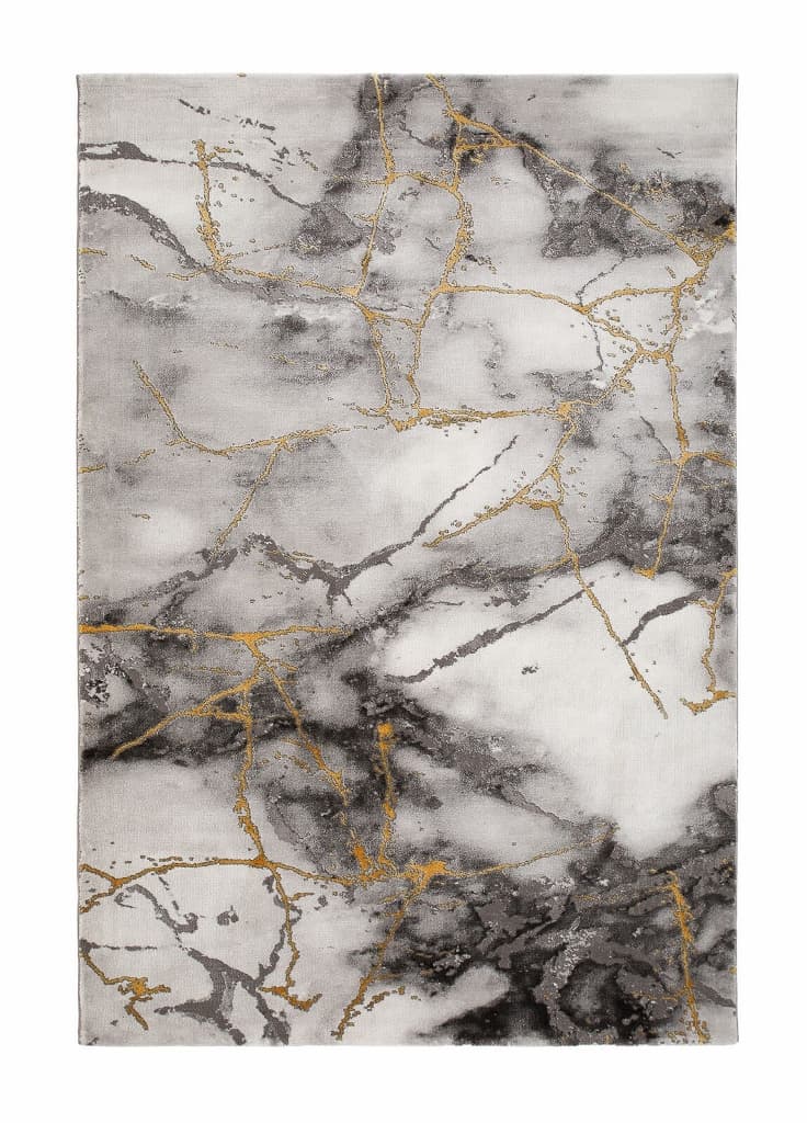 Craft Concrete Guld - Rund Matta - 240 x 340 cm