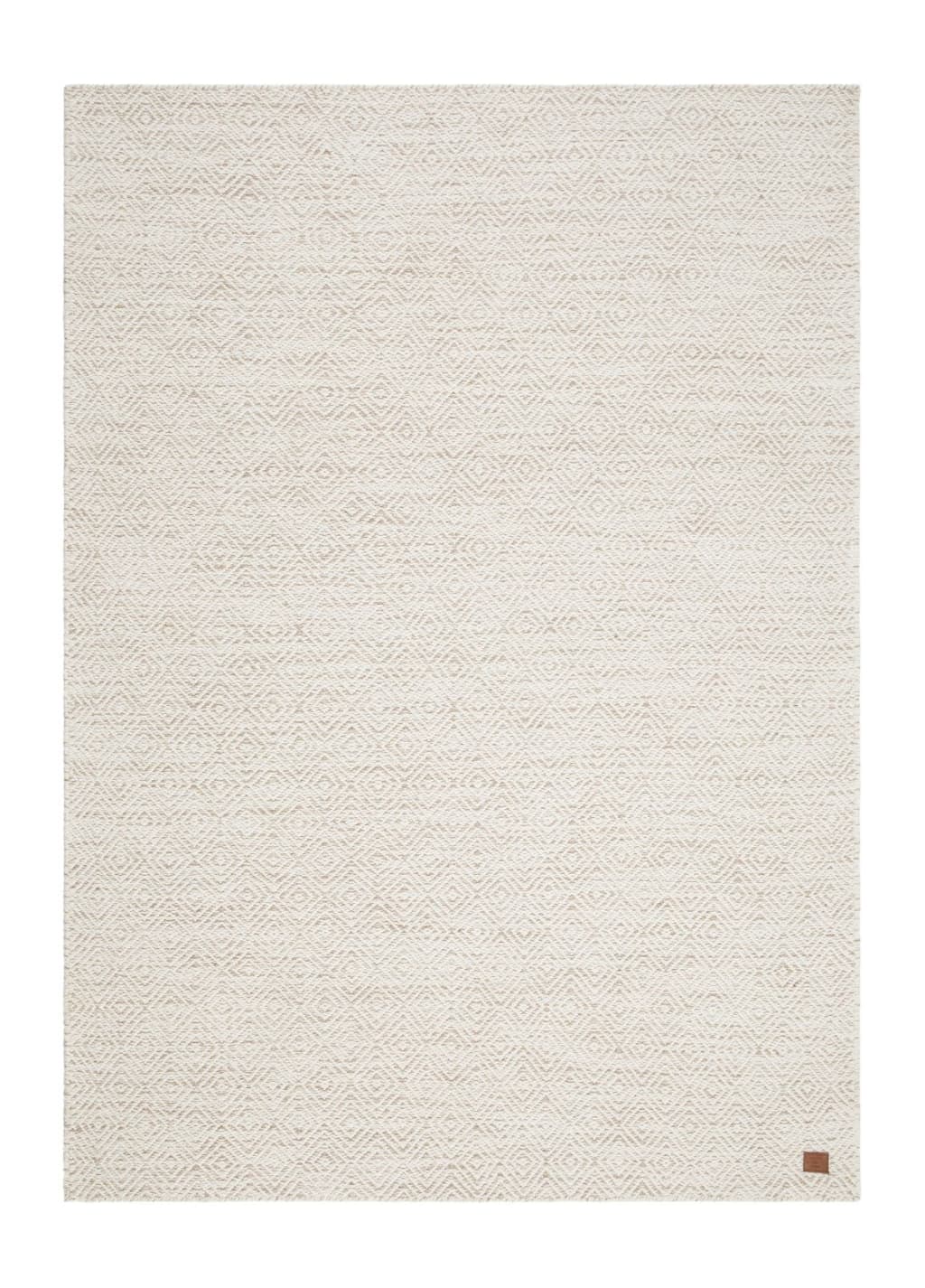 Gåsöga Natur - Handvävd Ullmatta - 200 x 300 cm