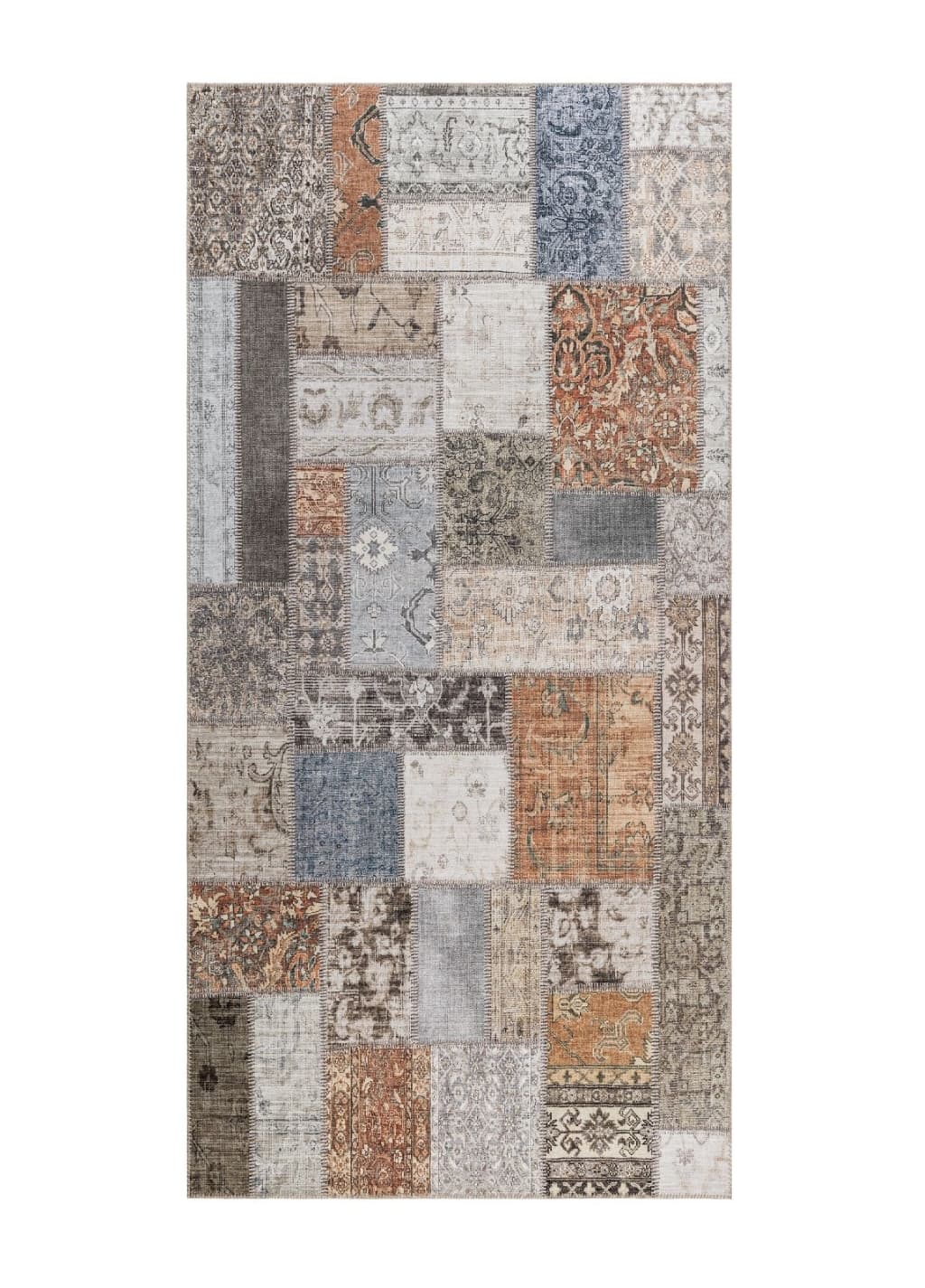 Patchwork Ljus Multi - Gångmatta - 80 x 150 cm