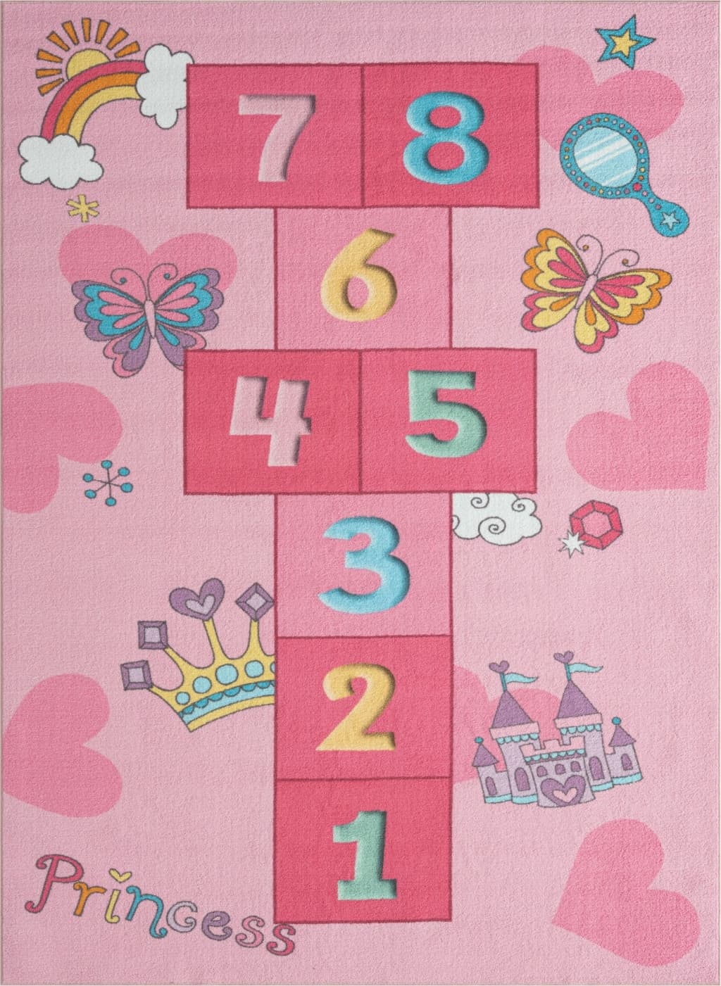 Play Jump Rosa - Barnmatta - 120 x 160 cm