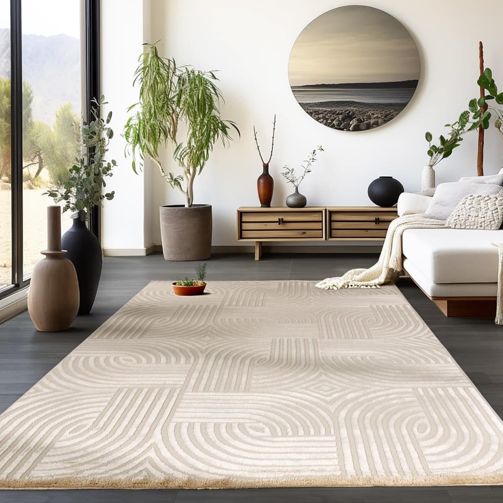Side Shell Linne - Modern Matta - 80 x 250 cm