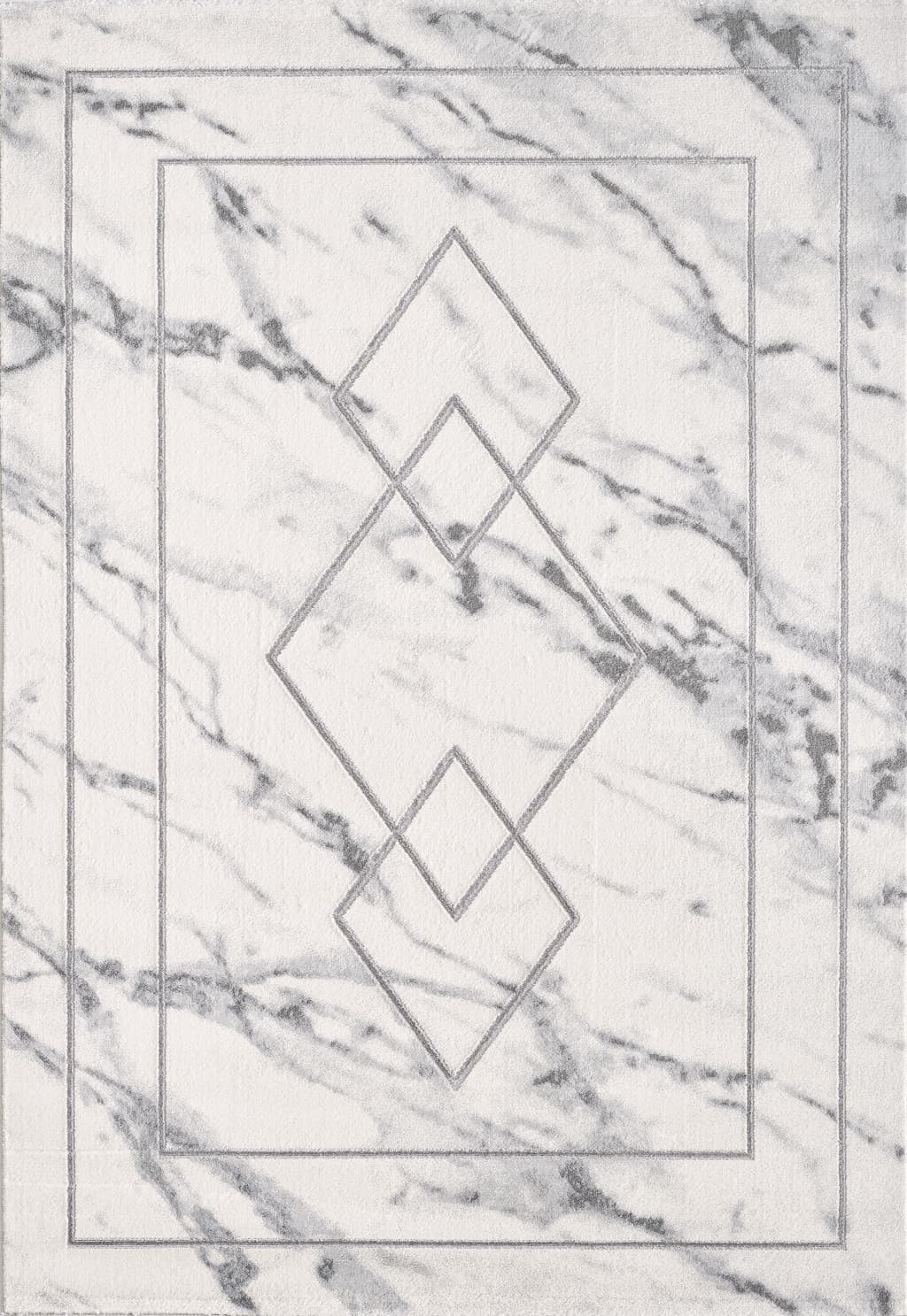 Smycka Silver - Modern Matta - 120 x 170 cm