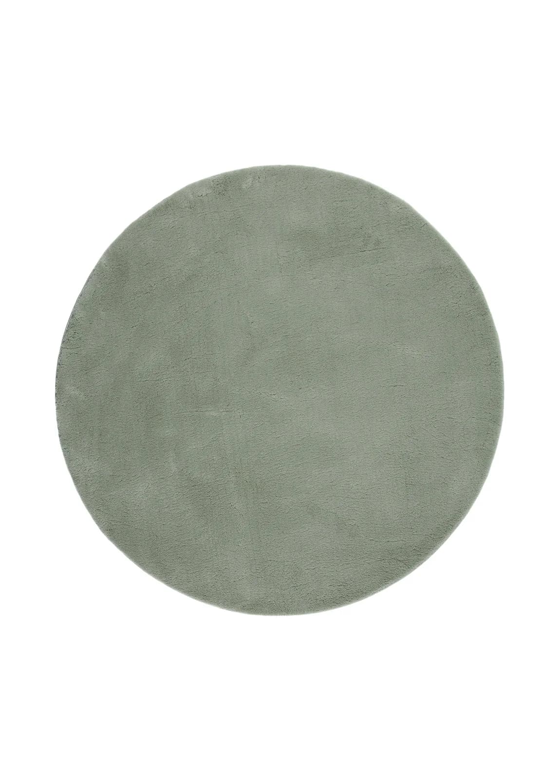 Soft Grön - Matta - Rund 240cm