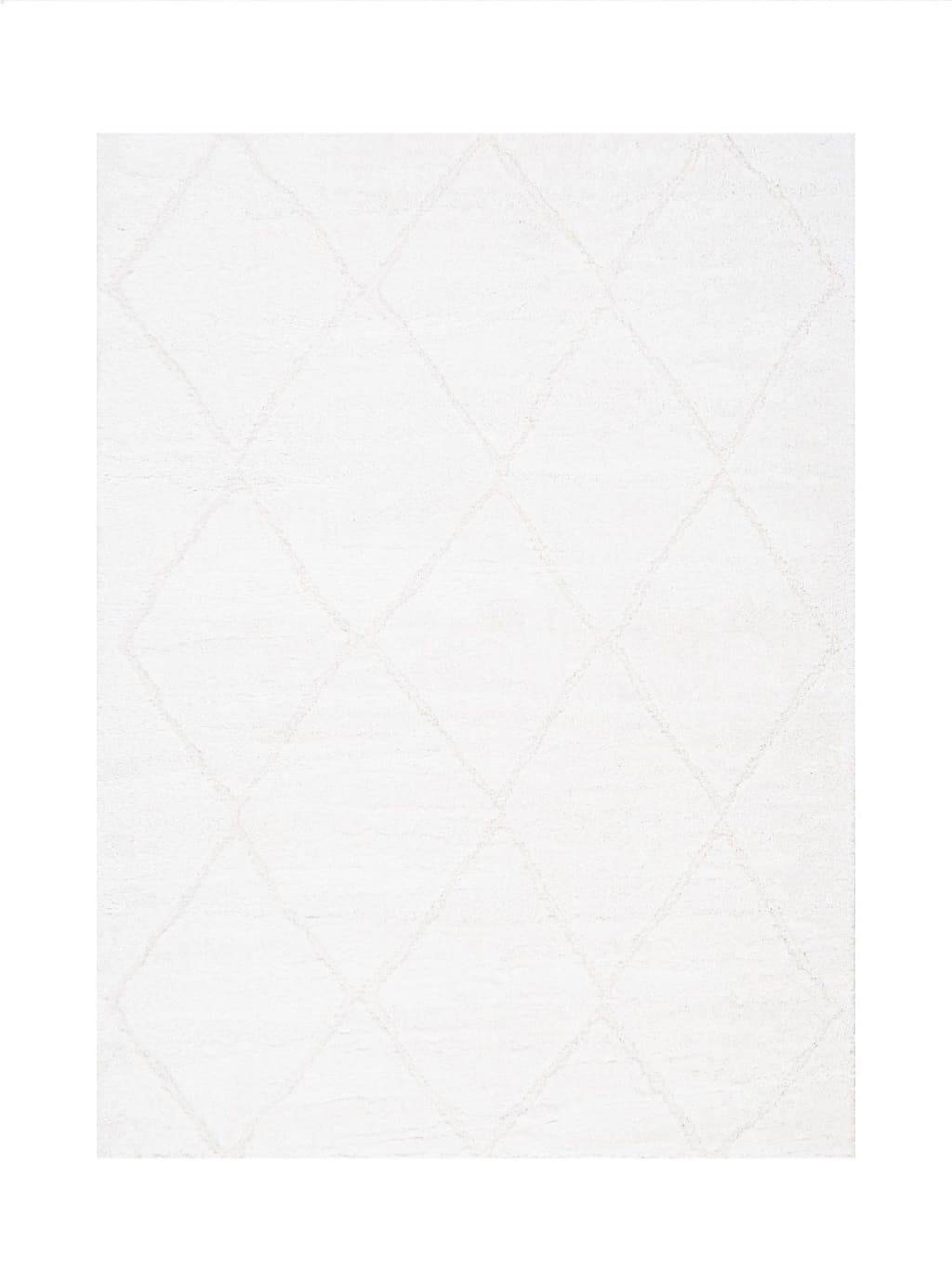 Softy Romb Cream - Gångmatta - 200 x 290 cm