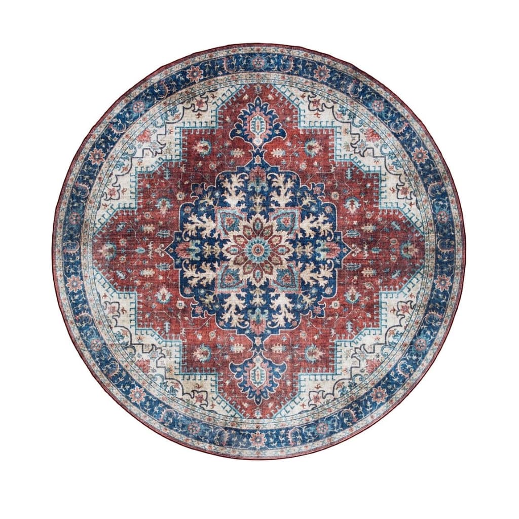 Tarfaya Kerman Röd - Rund Matta - Rund 240cm