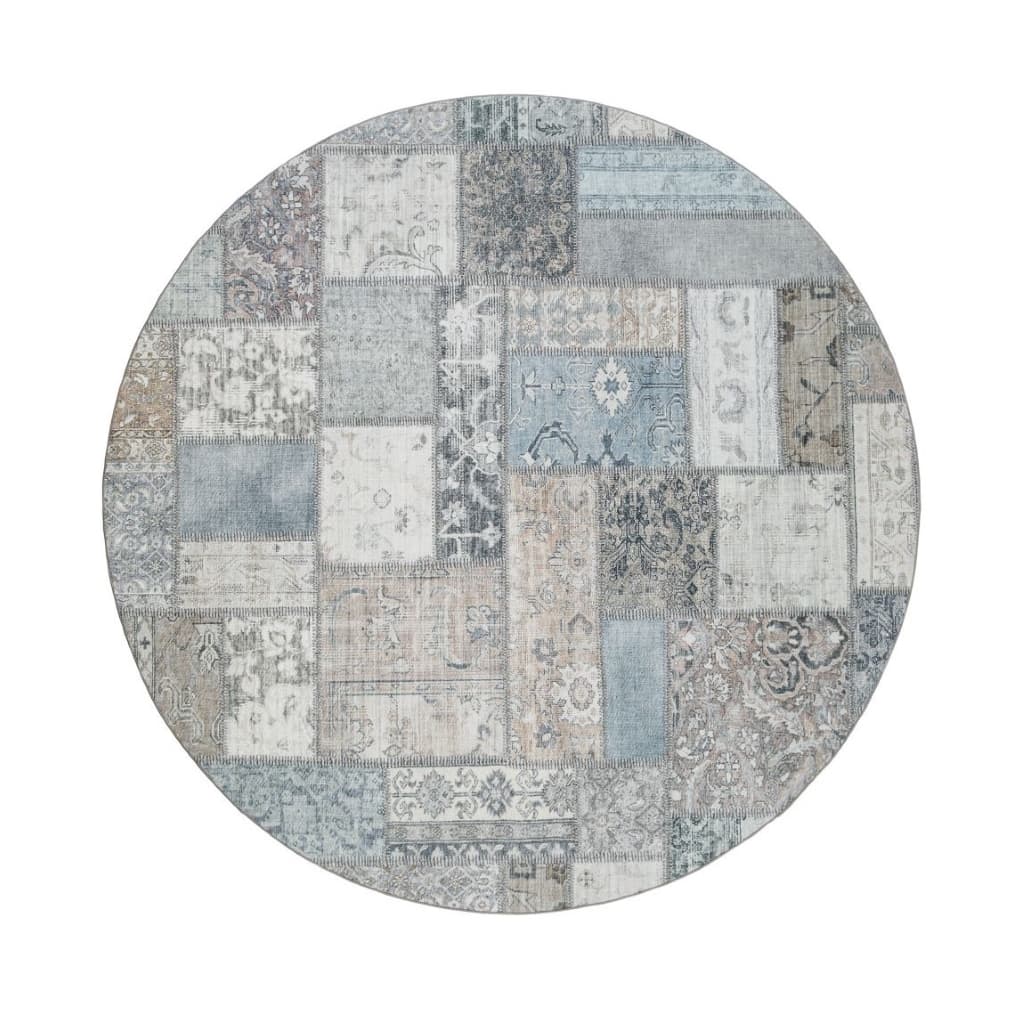 Tarfaya Patch Natur - Matta - Rund 240cm
