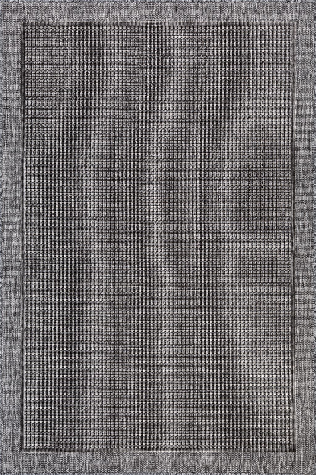 Värmdö Frame Grå - Flatvävdmatta - 67 x 120 cm