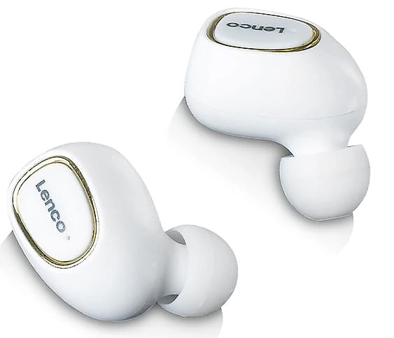 Lenco Bluetooth in ear lurar Vit