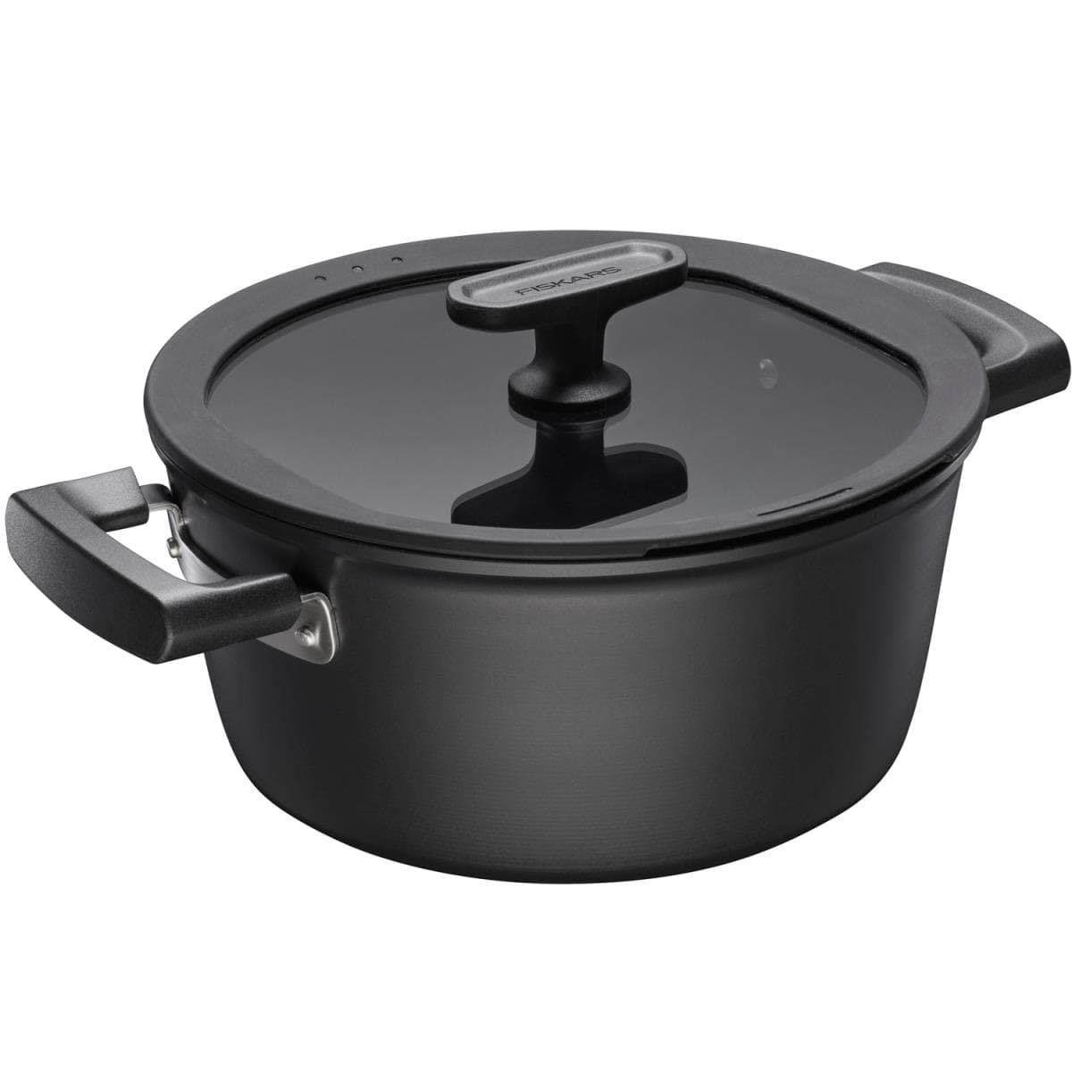 Fiskars: Gryta Hard Face 3,5 L med lock Keramisk 1075526