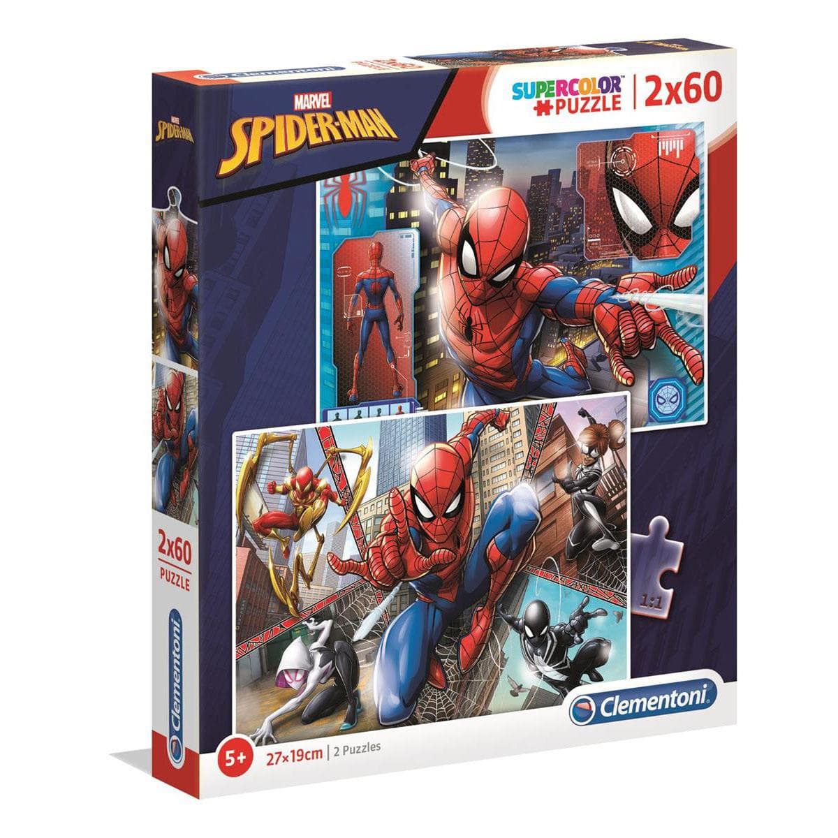 CLEMENTONI Marvel Spider-Man 2X60pcs