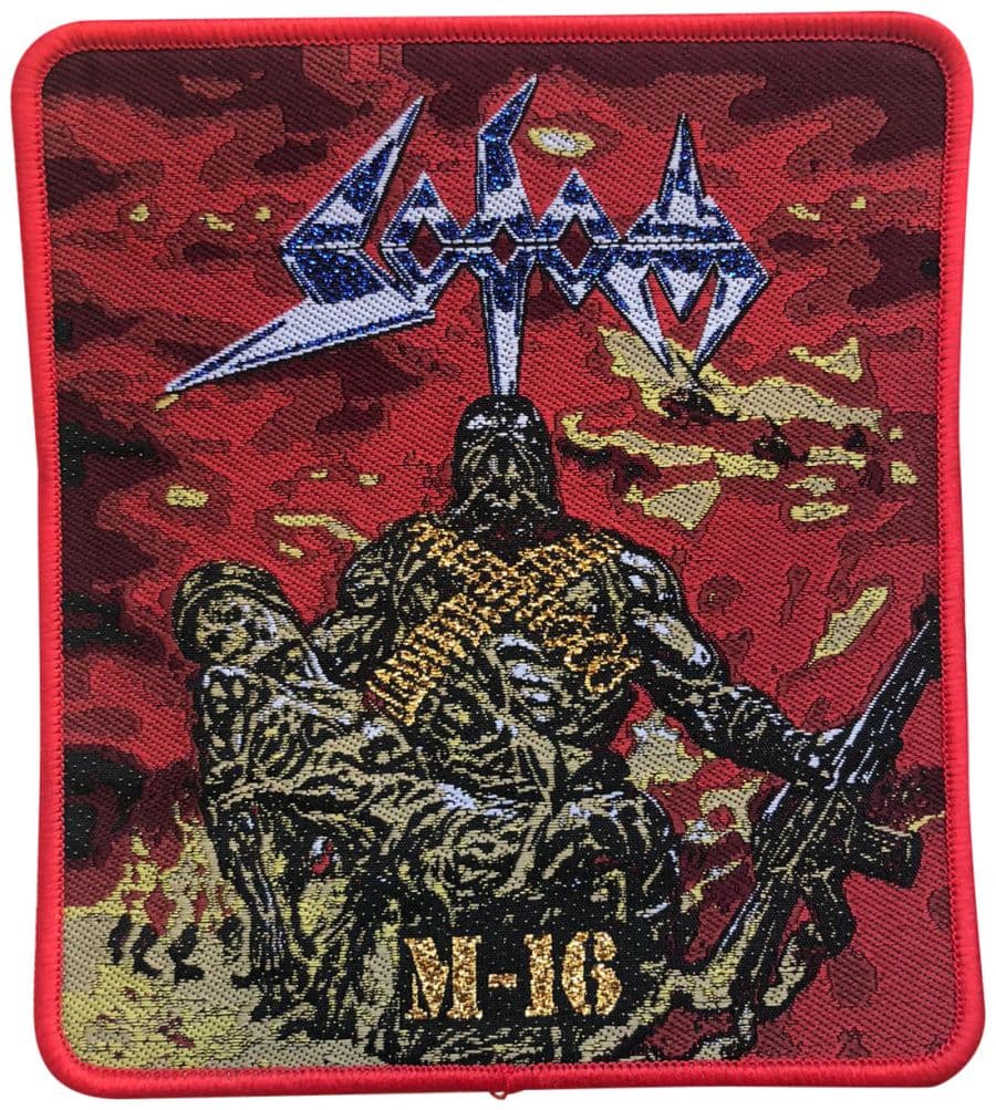 Sodom: Patch M-16 Red Border (12,4 x 11 C