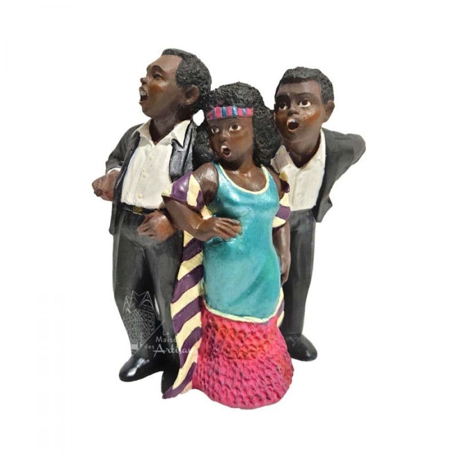 Jazzfigur: Vokaltrio (Höjd Ca 12cm)