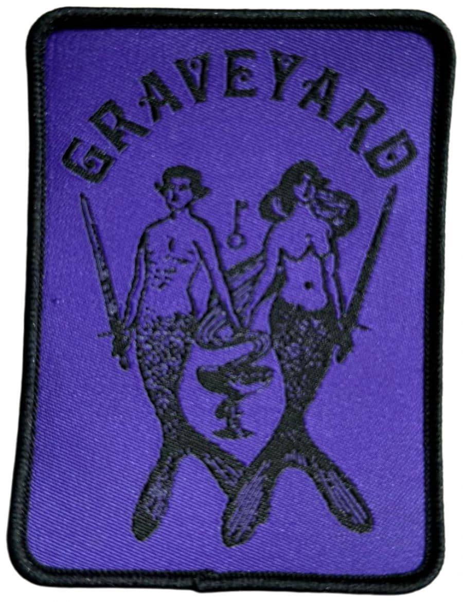 Graveyard: Patch Mermaid (9,8 x 7,3 Cm)