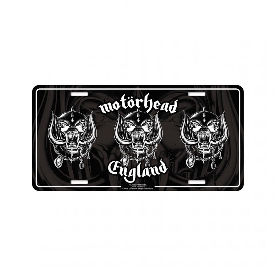 Motorhead: Number Plate England