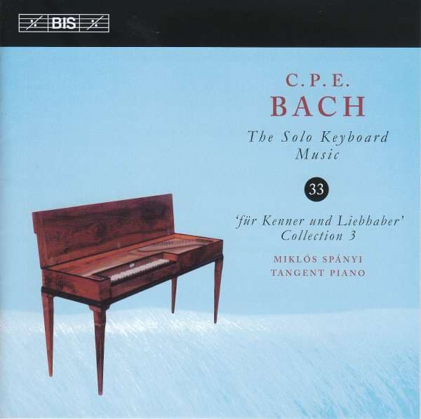Bach C P E: Solo Keyboard Music Vol. 33