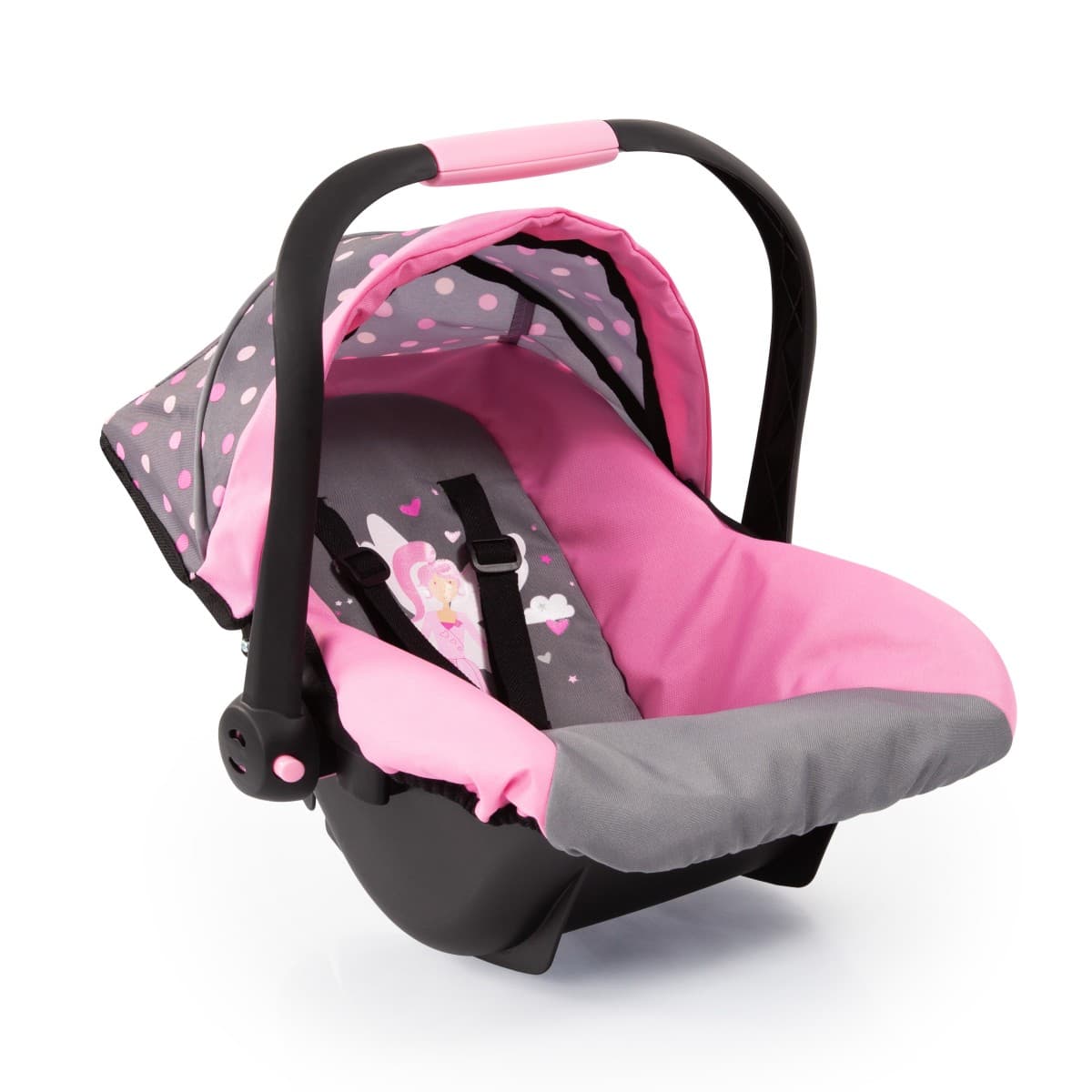 Bayer - Deluxe Car Seat with Cannopy - Grey