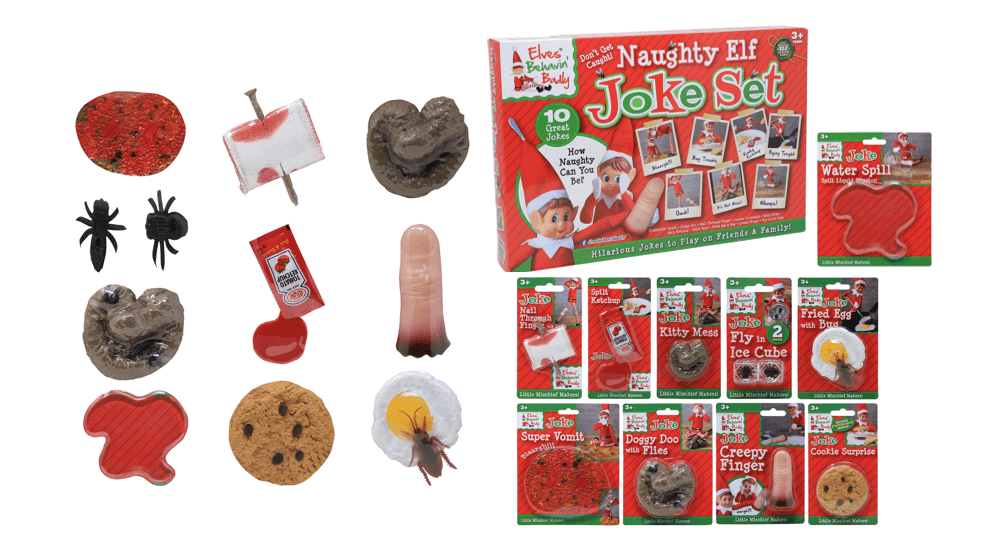 Elves Behavin' Badley - Naughty Elf Box of 10 Jokes