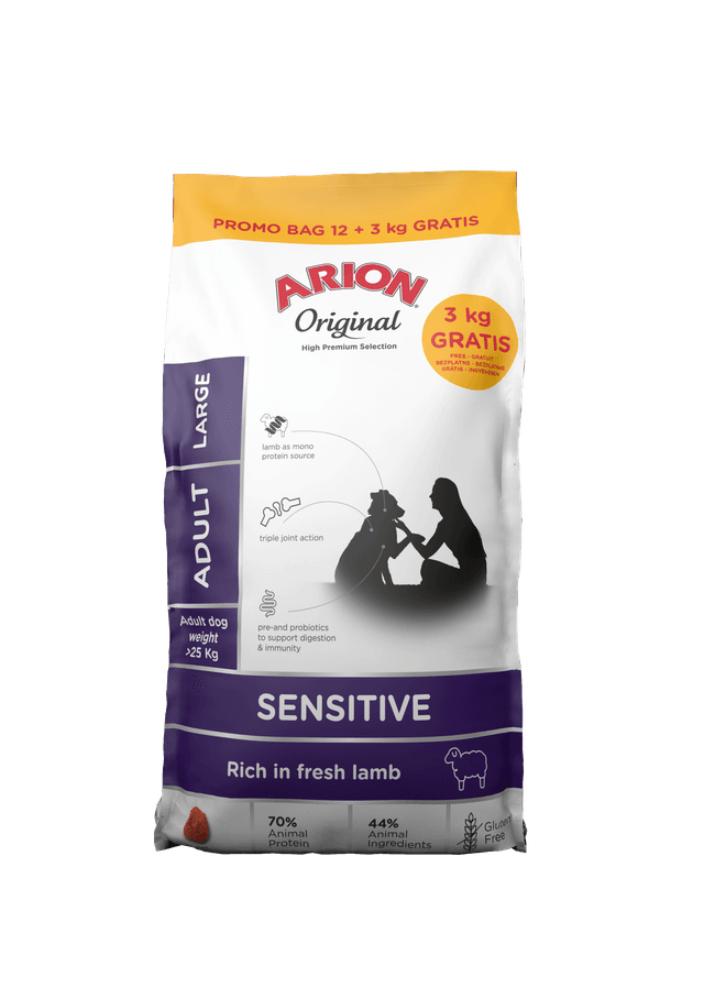 ARION - Dogfood - Original sensitive large 15kg bag