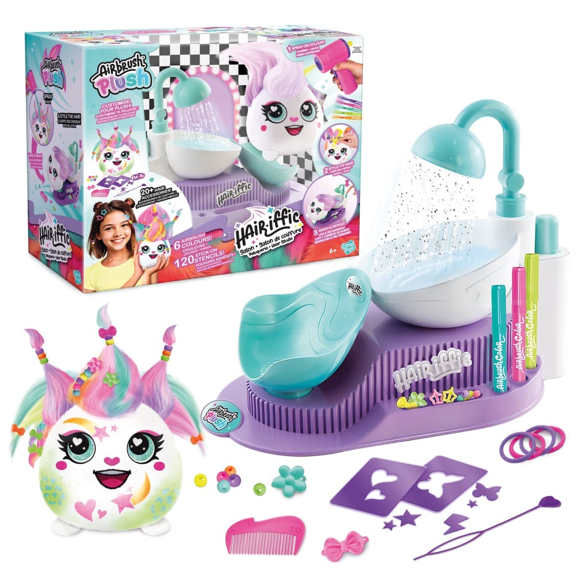 Airbrush Plush - Hair-iffic Hair Style Salon