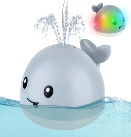 Carlo Baby - Water-Sprinkling Whale with Light +18m
