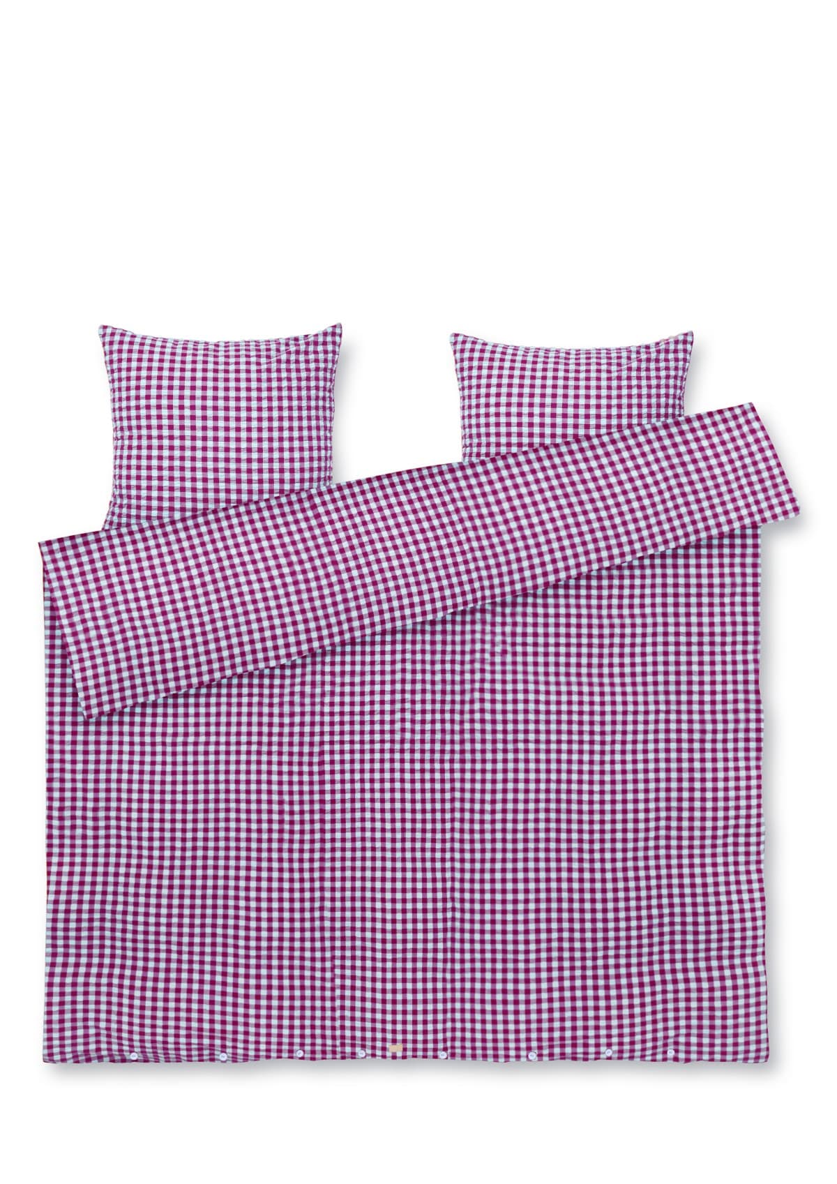 Juna - Bæk&Bølge Bed linen - Fuchsia/Mint - 200x220 cm