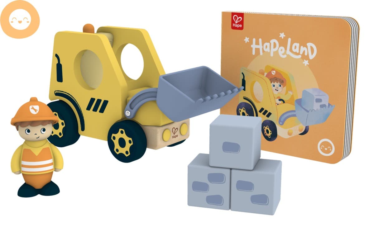 Hape - The Buzzing Bulldozer With Sound