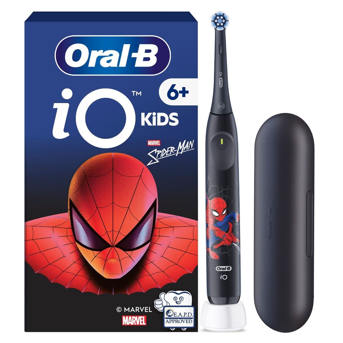 Oral B: Eltandborste iO2 Kids 6+ Spiderman + resefordral
